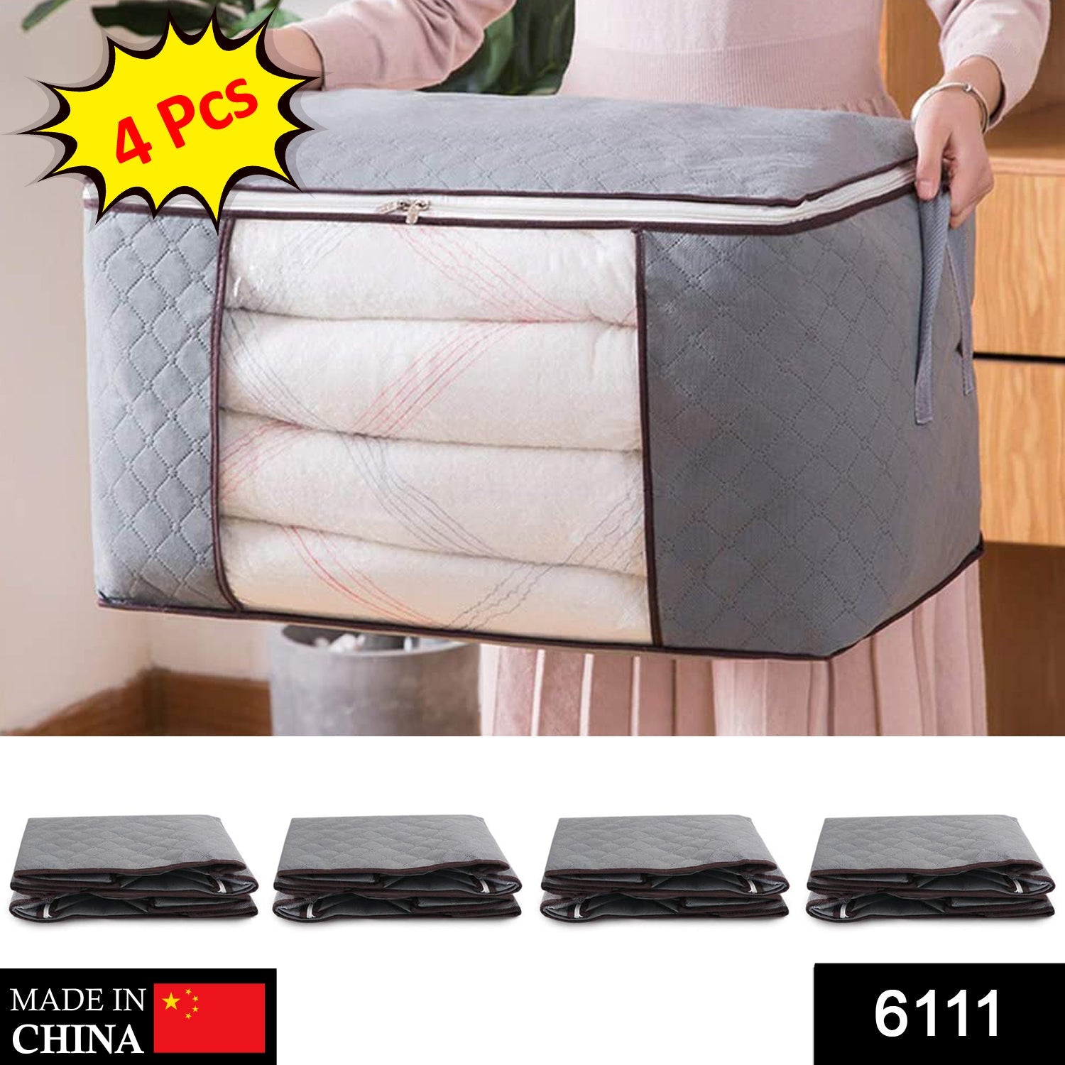 6111 Travelling Storage Bag used in storing all types cloths and stuffs for travelling purposes in all kind of needs. freeshipping - DeoDap 6111 Travelling Storage Bag used in storing all types cloths and stuffs for travelling purposes in all kind of needs. freeshipping - DeoDap
